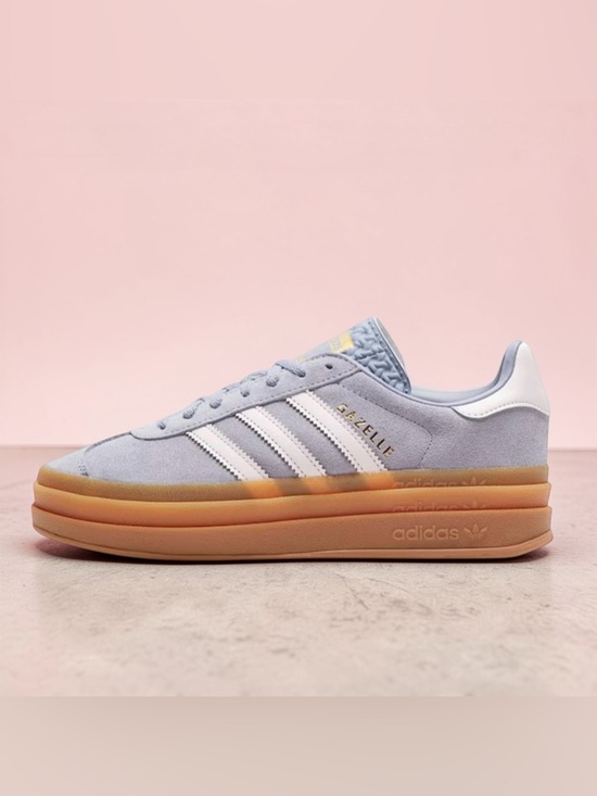 adidas Shoes - NWT Adidas Gazelle Bold Platform Sneakers Silver Violet Women’s 8 / Juniors 6.5
